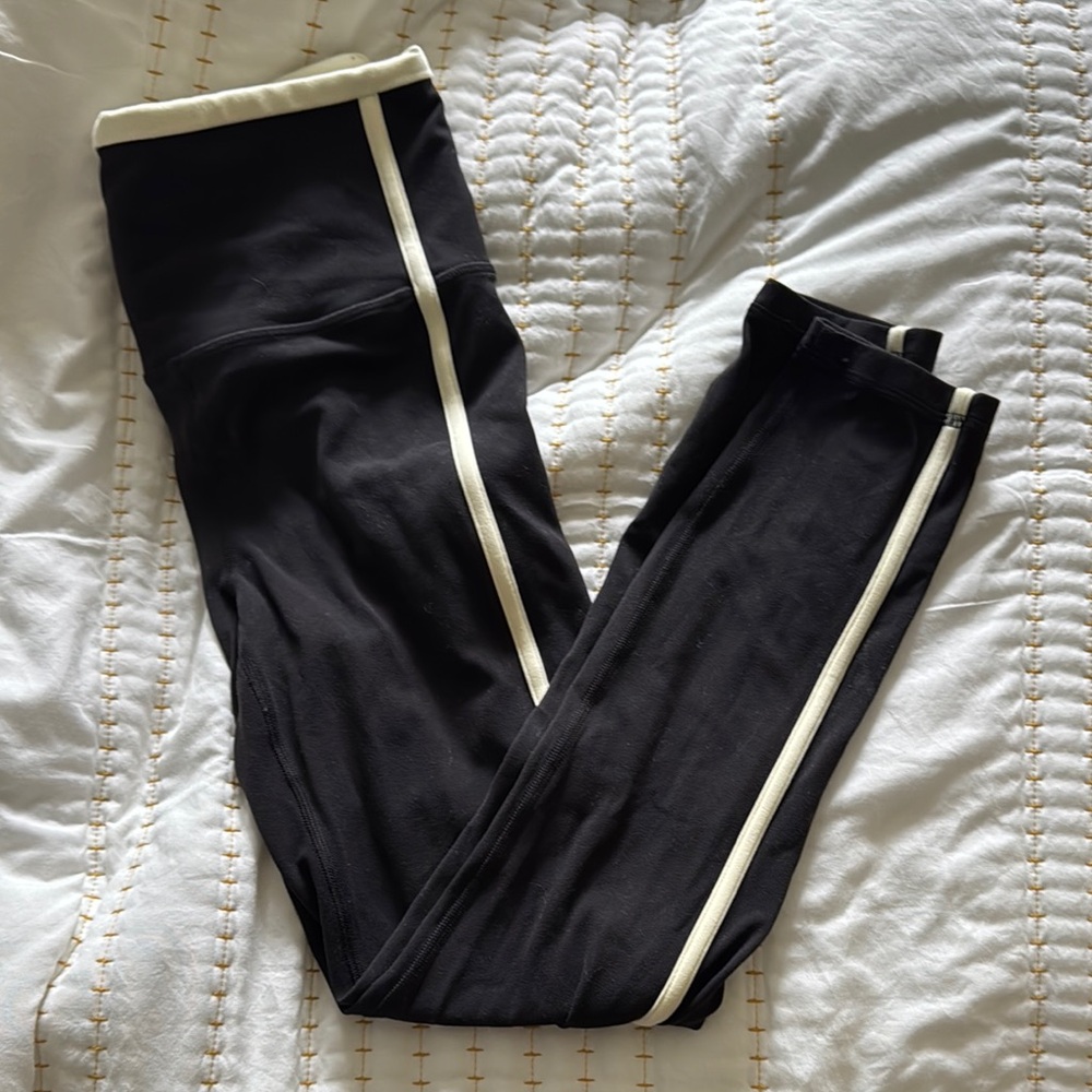 Athleta Cream Ultra High Rise Leggings